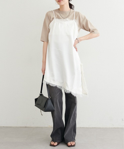 LARUTA(ラルータ)の「【LARUTA】強撚プチハイニット(ニット/セーター・レディース・ベージュ/ネイビー/オレンジ/オフホワイト・FREE)」の13枚目の写真