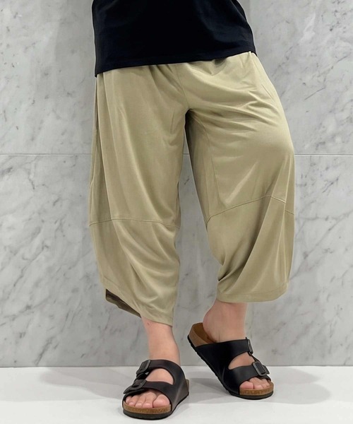 TopIsm(トップイズム)の「無地総柄 接触冷感サルエルパンツ(その他パンツ・メンズ・B/C/D/E/F/A/カーキ/ベージュ/ブラック・M/L/LL)」の3枚目の写真