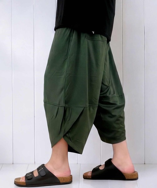 TopIsm(トップイズム)の「無地総柄 接触冷感サルエルパンツ(その他パンツ・メンズ・B/C/D/E/F/A/カーキ/ベージュ/ブラック・M/L/LL)」の4枚目の写真