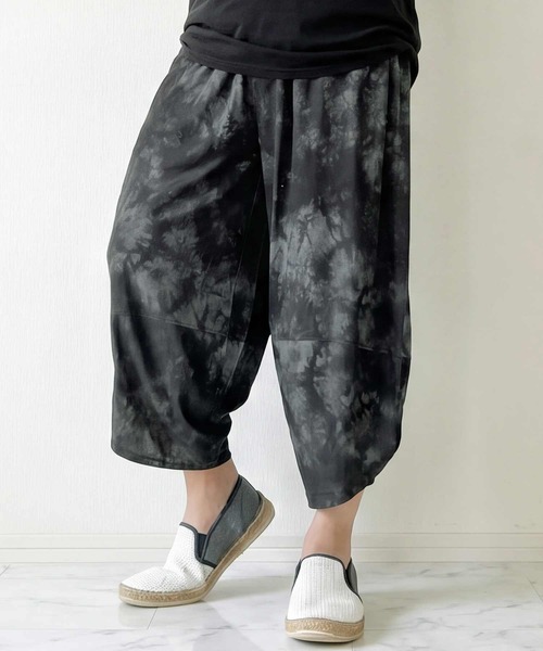 TopIsm(トップイズム)の「無地総柄 接触冷感サルエルパンツ(その他パンツ・メンズ・B/C/D/E/F/A/カーキ/ベージュ/ブラック・M/L/LL)」の8枚目の写真