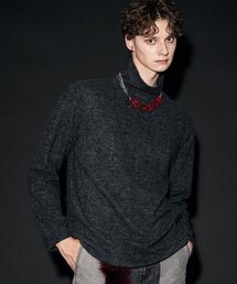 MAISON MINED（メゾンミネド）の「MILD COZY TURTLE NECK KNIT BLACK（ニット/セーター）」
