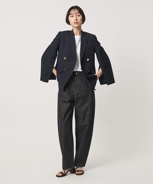 UNITED ARROWS(ユナイテッドアローズ)の「カーブ デニムパンツ(デニムパンツ・レディース・ライトブルー/ダークグレー/コバルトブルー・38/36)」の10枚目の写真