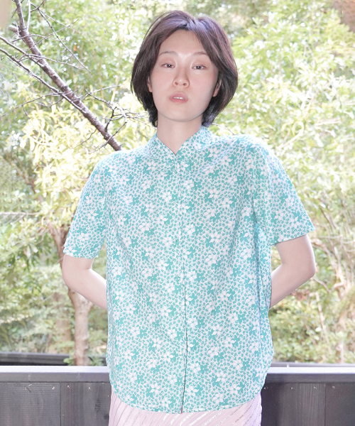 Hana Shirt_Green（シャツ/ブラウス）｜NUUANU（ヌアヌ）の 