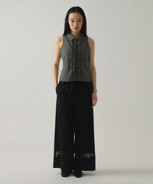Ray BEAMS（レイビームス）の「【7/31値下げ】カットワーク レース パンツ（その他パンツ・レディース・ブラック/ブルー系その他2・1/0）」の14枚目の写真