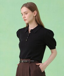 ANAYI（アナイ）の「タックパフポロ プルオーバー（ポロシャツ）」