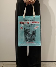 brigitte tanaka（ブリジットタナカ）の「BRIGITTE TANAKA SAC CHAT BLEU MENTHE（かごバッグ）」