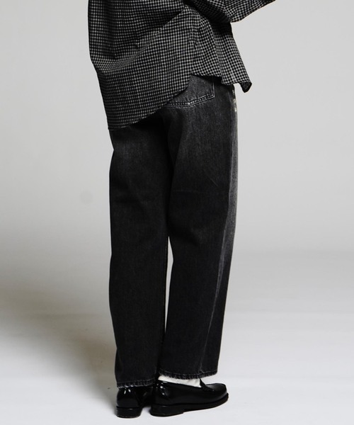 JOINT WORKS(ジョイントワークス)の「アイレット ディテール ワイドデニムパンツ / J EYELET DETAIL PANTS(その他パンツ・レディース・ブラック/ブルー系その他・SMALL/MEDIUM)」の8枚目の写真