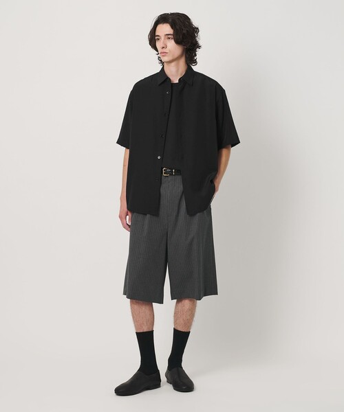 BEAUTY&YOUTH UNITED ARROWS(ビューティーアンドユースユナイテッドアローズ)の「シーン ナイロン レギュラー シャツ GRANDE型(シャツ/ブラウス・メンズ・ダークブラウン/ブラック・M/S/XL/L)」の4枚目の写真