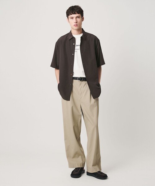 BEAUTY&YOUTH UNITED ARROWS(ビューティーアンドユースユナイテッドアローズ)の「シーン ナイロン レギュラー シャツ GRANDE型(シャツ/ブラウス・メンズ・ダークブラウン/ブラック・M/S/XL/L)」の7枚目の写真