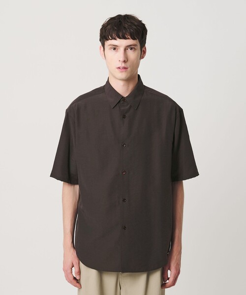BEAUTY&YOUTH UNITED ARROWS(ビューティーアンドユースユナイテッドアローズ)の「シーン ナイロン レギュラー シャツ GRANDE型(シャツ/ブラウス・メンズ・ダークブラウン/ブラック・M/S/XL/L)」の9枚目の写真