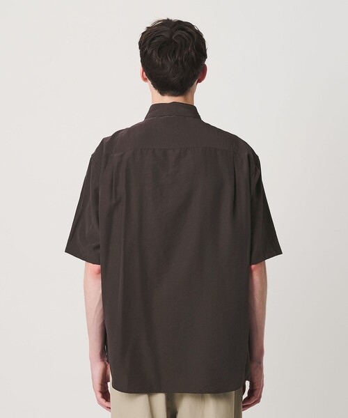 BEAUTY&YOUTH UNITED ARROWS(ビューティーアンドユースユナイテッドアローズ)の「シーン ナイロン レギュラー シャツ GRANDE型(シャツ/ブラウス・メンズ・ダークブラウン/ブラック・M/S/XL/L)」の11枚目の写真