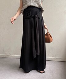 ラップ風リブナロースカート