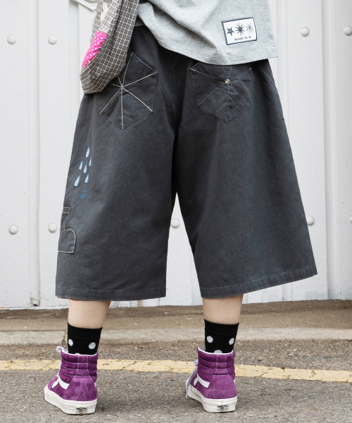 RuNaKi'Hu'(ルナキフ)の「WXP090 シトシト長雨バミューダパンツ (チャコール)(その他パンツ・レディース・その他・1/2/3)」の3枚目の写真