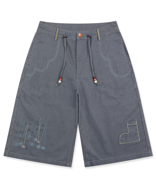 RuNaKi'Hu'(ルナキフ)の「WXP090 シトシト長雨バミューダパンツ (チャコール)(その他パンツ・レディース・その他・1/2/3)」の4枚目の写真