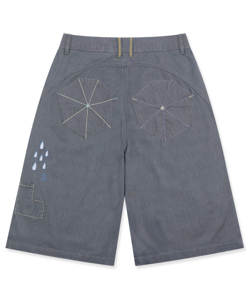 RuNaKi'Hu'(ルナキフ)の「WXP090 シトシト長雨バミューダパンツ (チャコール)(その他パンツ・レディース・その他・1/2/3)」の5枚目の写真