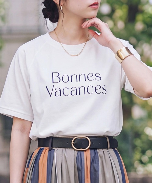 SELECT LEVERY(セレクトリベリー)の「メッシュワイドプルオーバー Tシャツ(Tシャツ/カットソー・レディース・ブルー/アイボリー/グリーン/ブラック・MEDIUM/LARGE)」の14枚目の写真