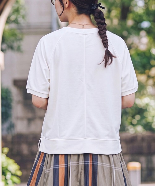 SELECT LEVERY(セレクトリベリー)の「メッシュワイドプルオーバー Tシャツ(Tシャツ/カットソー・レディース・ブルー/アイボリー/グリーン/ブラック・MEDIUM/LARGE)」の17枚目の写真