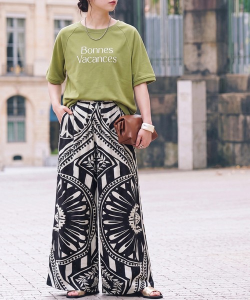SELECT LEVERY(セレクトリベリー)の「メッシュワイドプルオーバー Tシャツ(Tシャツ/カットソー・レディース・ブルー/アイボリー/グリーン/ブラック・MEDIUM/LARGE)」の21枚目の写真