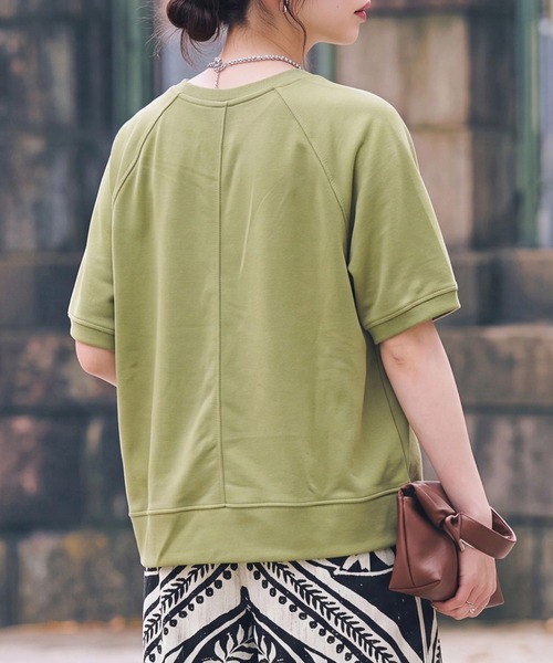 SELECT LEVERY(セレクトリベリー)の「メッシュワイドプルオーバー Tシャツ(Tシャツ/カットソー・レディース・ブルー/アイボリー/グリーン/ブラック・MEDIUM/LARGE)」の22枚目の写真