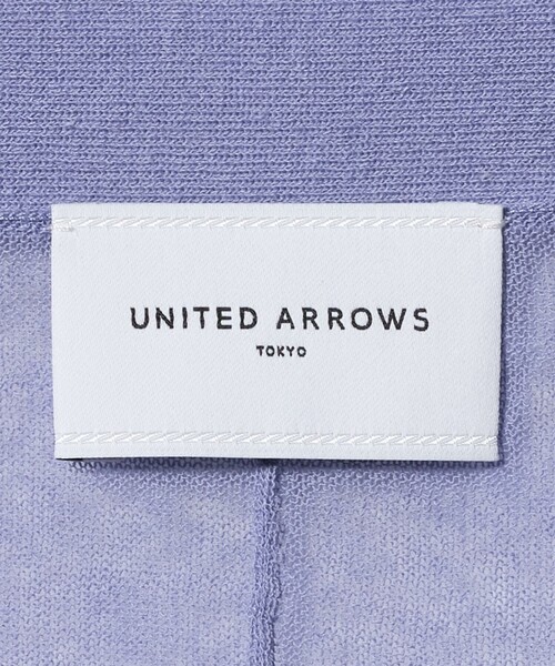 UNITED ARROWS(ユナイテッドアローズ)の「ドルマンスリーブ カーディガン ‐ウォッシャブル‐(カーディガン/ボレロ・レディース・ホワイト/ライラック/ブラック・FREE)」の13枚目の写真