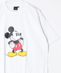 Disney/ディズニー ミッキー メンズ 半袖 オーバーサイズプリントTシャツ