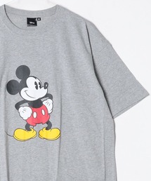 Disney/ディズニー ミッキー メンズ 半袖 オーバーサイズプリントTシャツ
