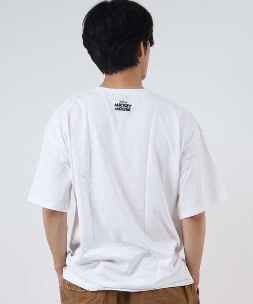 Disney(ディズニー)の「Disney/ディズニー ミッキー メンズ 半袖 オーバーサイズプリントTシャツ(Tシャツ/カットソー・メンズ・グレー系2/ベージュ系2/ライトグレー系1/ホワイト系1/ホワイト系2/ネイビー系2/グリーン系1/グレー系1・M/L/XL)」の18枚目の写真