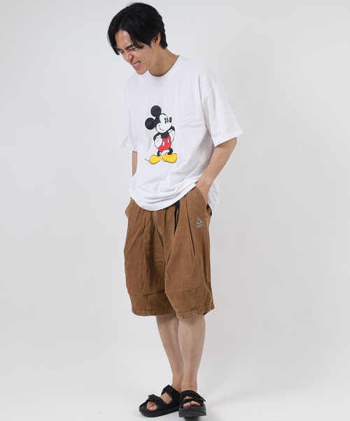 Disney(ディズニー)の「Disney/ディズニー ミッキー メンズ 半袖 オーバーサイズプリントTシャツ(Tシャツ/カットソー・メンズ・グレー系2/ベージュ系2/ライトグレー系1/ホワイト系1/ホワイト系2/ネイビー系2/グリーン系1/グレー系1・M/L/XL)」の20枚目の写真