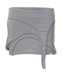 Draped Mesh Layered Long Skirt (FL-264_Gray)（スカート）｜FLAREUP