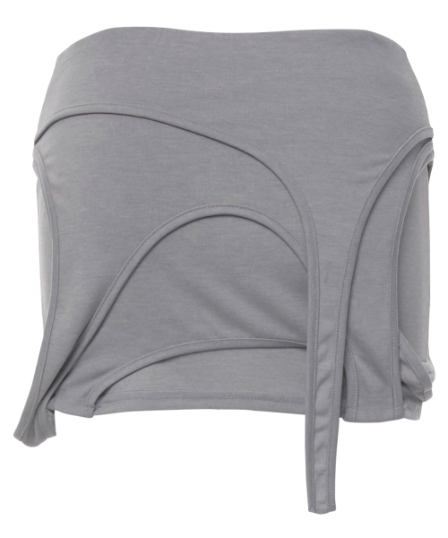FLAREUP（フレアアップ）の「4-Layered Skirt (FL-268_Gray)（スカート・レディース・ライトグレー・1/2）」の4枚目の写真