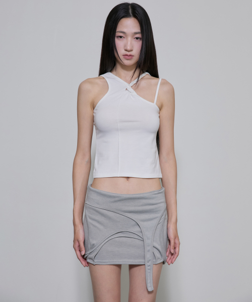FLAREUP（フレアアップ）の「4-Layered Skirt (FL-268_Gray)（スカート・レディース・ライトグレー・1/2）」の5枚目の写真