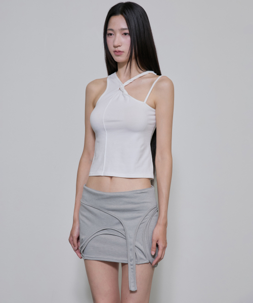 FLAREUP（フレアアップ）の「4-Layered Skirt (FL-268_Gray)（スカート・レディース・ライトグレー・1/2）」の6枚目の写真
