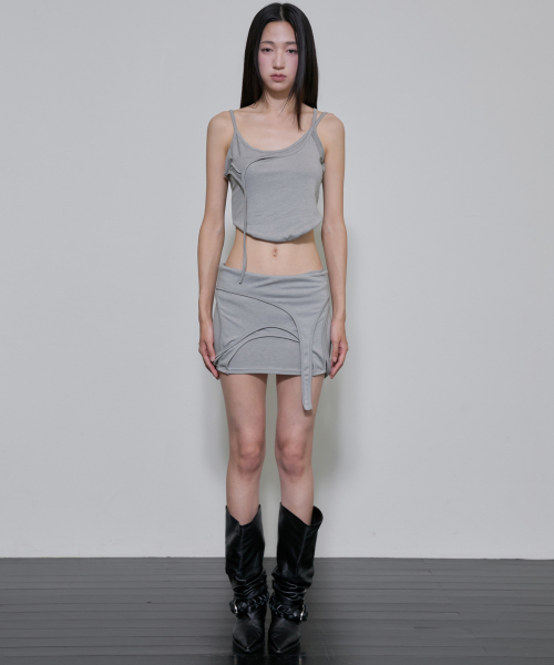 FLAREUP（フレアアップ）の「4-Layered Skirt (FL-268_Gray)（スカート・レディース・ライトグレー・1/2）」の13枚目の写真