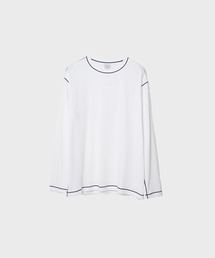 【GOOD PEOPLE GOOD STITCHING GOOD PRODUCT/グッドピープルグッドスティッチンググッドプロダクト】Color Stitch Crew Neck Long Sleeve