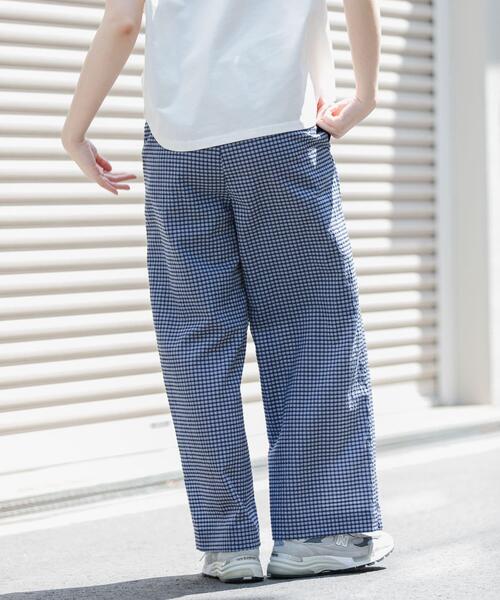 FORK&SPOON(フォークアンドスプーン)の「FORK&SPOON サッカーチェックパンツ(その他パンツ・レディース・ブルー/ブラック・2/1)」の15枚目の写真