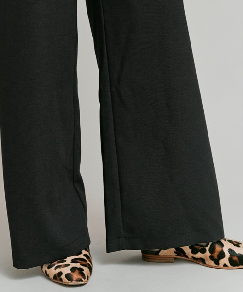 W:Huku（フーク）の「【W:Huku / リンクルフリーツイル】ワンタック スラックス パンツ / Wrinkle-Free Stretch Twill Slacks（スラックス・レディース・ブラウン/ブラック/杢グレー・M/L）」の18枚目の写真