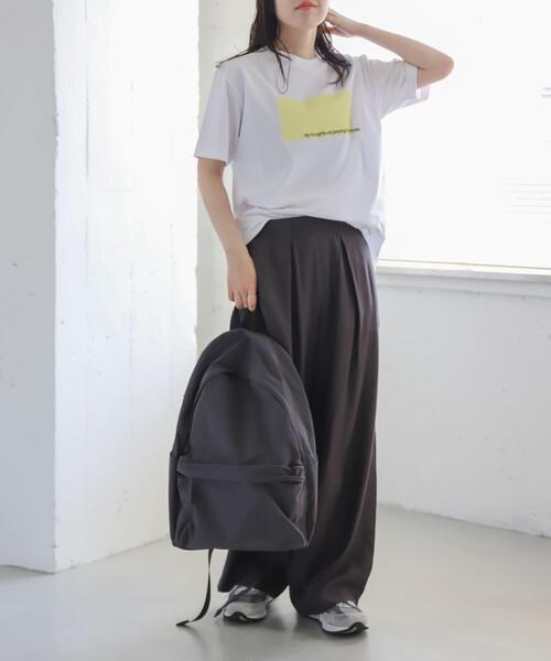 FORK&SPOON(フォークアンドスプーン)の「FORK&SPOON レーヨンナイロンツイルイージーパンツ(その他パンツ・レディース・チャコールグレー/カーキ/ブラウン系その他・1/2)」の8枚目の写真