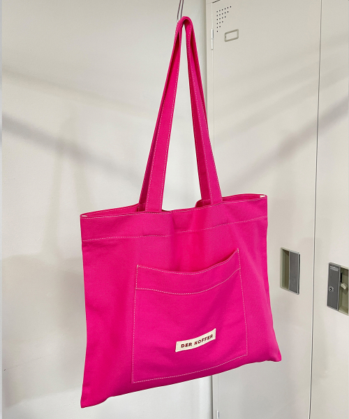 DER KOFFER（デルコッファー）の「SHOPPER POCKET BAG [MAGENTA]（エコバッグ/サブバッグ・レディース・その他・FREE）」の2枚目の写真