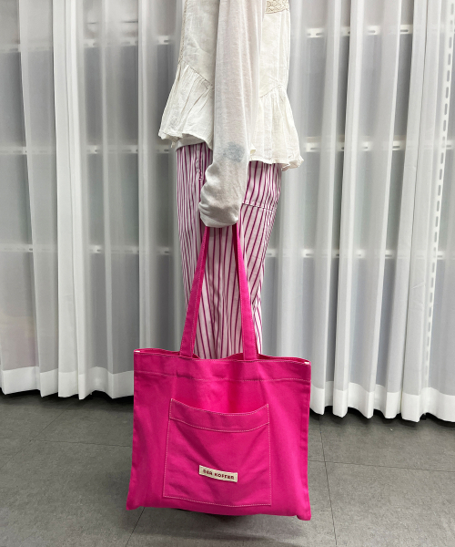 DER KOFFER（デルコッファー）の「SHOPPER POCKET BAG [MAGENTA]（エコバッグ/サブバッグ・レディース・その他・FREE）」の3枚目の写真