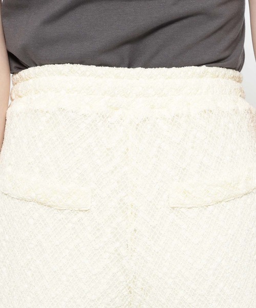 mysty woman(ミスティウーマン)の「カットレースフレアパンツ 1046955(その他パンツ・レディース・ブラック/オフホワイト・FREE)」の19枚目の写真