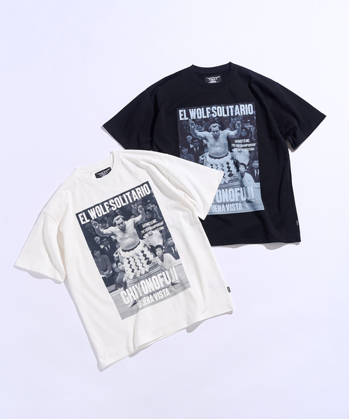 417 EDIFICE(フォーワンセブンエディフィス)の「【千代の富士×BUENA VISTA】El wolf solitario tee uno(Tシャツ/カットソー・メンズ・ホワイト・MEDIUM)」の3枚目の写真