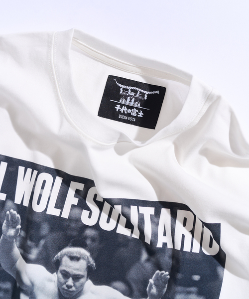 417 EDIFICE(フォーワンセブンエディフィス)の「【千代の富士×BUENA VISTA】El wolf solitario tee uno(Tシャツ/カットソー・メンズ・ホワイト・MEDIUM)」の6枚目の写真