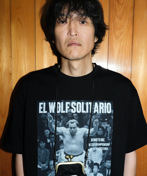 417 EDIFICE(フォーワンセブンエディフィス)の「【千代の富士×BUENA VISTA】El wolf solitario tee uno(Tシャツ/カットソー・メンズ・ホワイト・MEDIUM)」の7枚目の写真