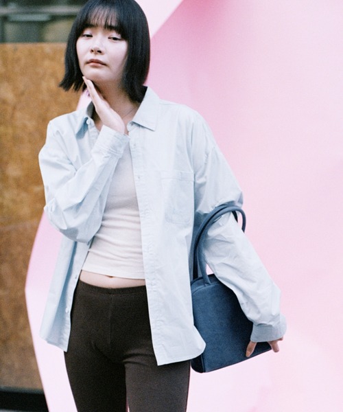 shesaidthat(シーセッドザット)の「shesaidthat - サンデーシャツ / Sunday Shirt(シャツ/ブラウス・レディース・ライトピンク/ライトブルー/ライトイエロー・FREE)」の5枚目の写真