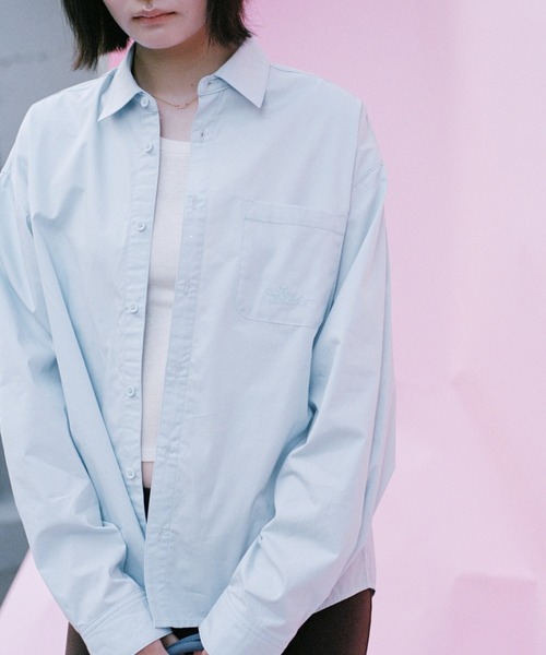 shesaidthat(シーセッドザット)の「shesaidthat - サンデーシャツ / Sunday Shirt(シャツ/ブラウス・レディース・ライトピンク/ライトブルー/ライトイエロー・FREE)」の6枚目の写真