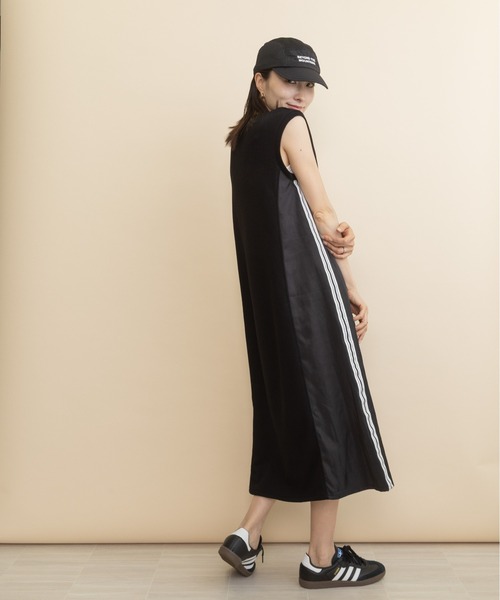 lodie(ロディ)の「異素材コンビ・サイドラインワンピース(ワンピース・レディース・チャコールグレー/ブラック/カーキ・FREE)」の7枚目の写真