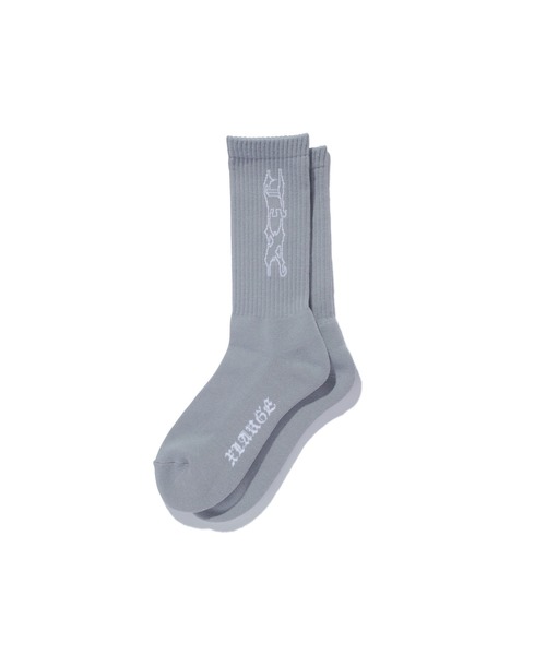 XLARGE（エクストララージ）の「OLD ENGLISH SOCKS（ソックス/靴下・メンズ・グレー/ブラック/ブルー・ONE SIZE）」の2枚目の写真