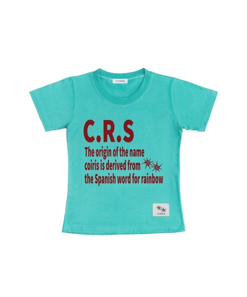 COIRIS(コイリス)の「CRS ビビッドミント スリムフィット 半袖Tシャツ(Tシャツ/カットソー・レディース・ミント/ホワイト・FREE)」の1枚目の写真