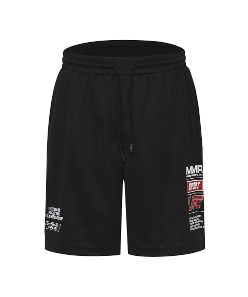 UFC SPORT（ユーエフシー スポーツ）の「UFC スポンサリラックスフィットショーツ ブラック U4TPX2306BK（その他パンツ・メンズ・その他・2XL/LARGE/MEDIUM/X-LARGE）」の2枚目の写真