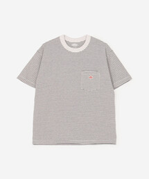 DANTON | マルチボーダー ポケットクルーネックTシャツ WOMEN